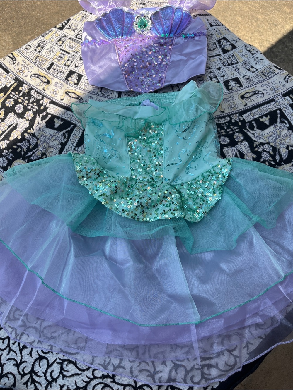 Disney Lavender and Seafoam Mermaid Costume Dress
